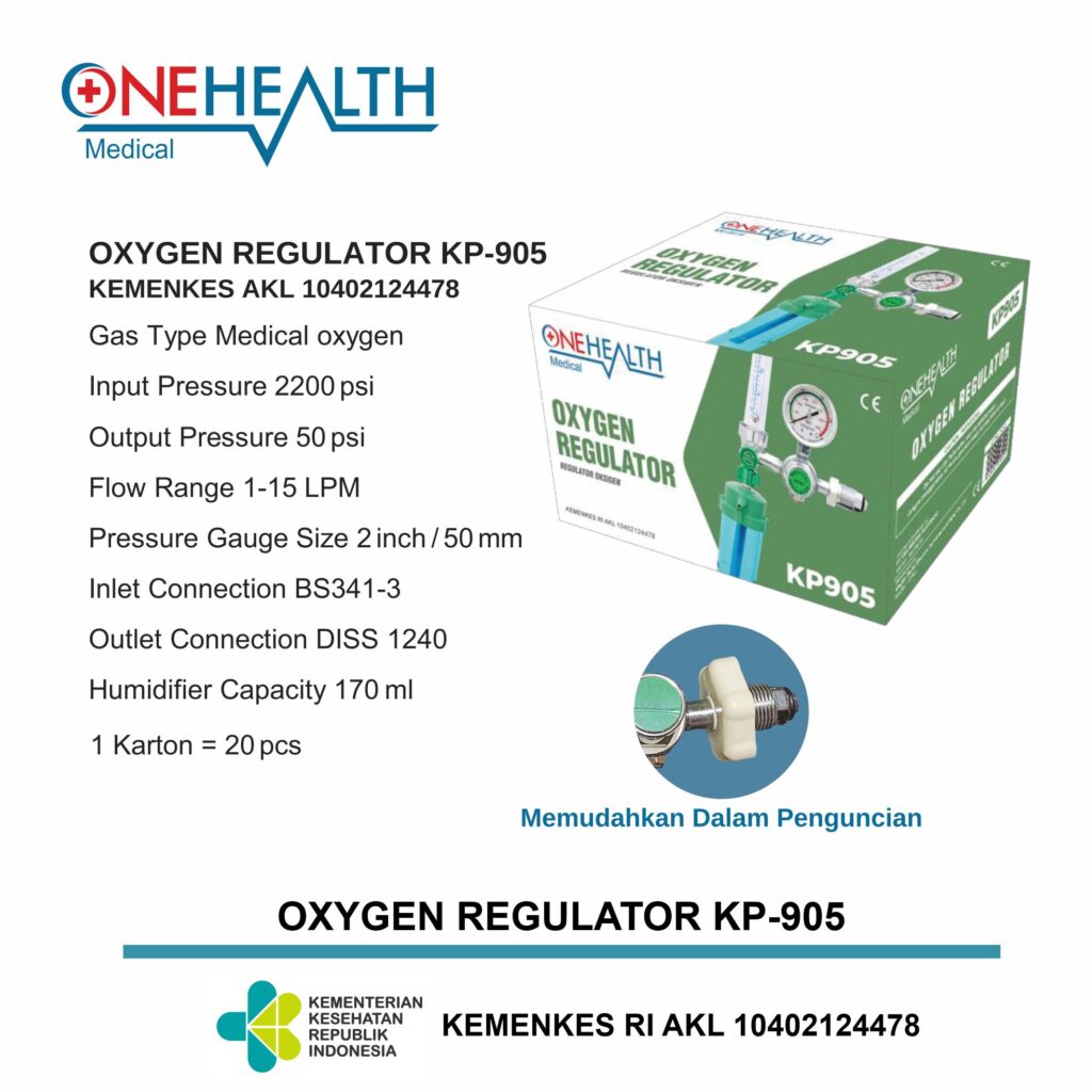 OXYGEN REGULATOR KP-905 – OneHealth.id